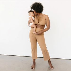 Storq Cozy Rib Day to Night Pants - toast color - Storq size 2 - fits size 4-6